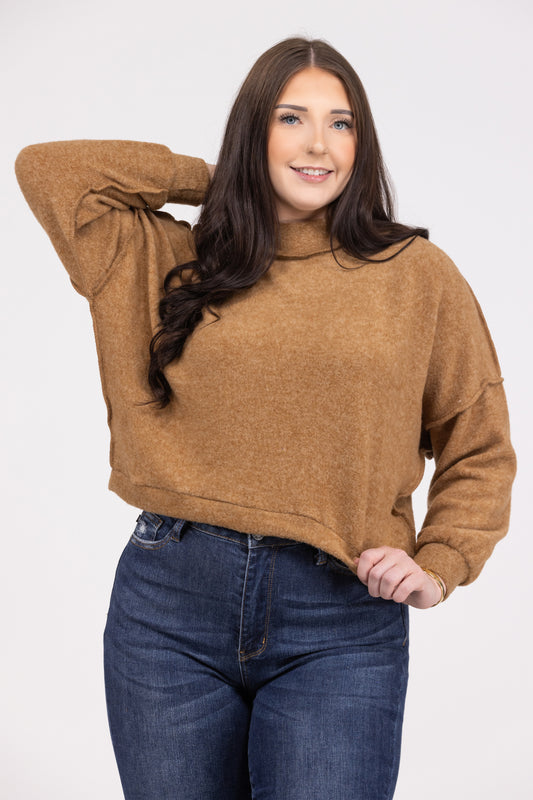 Break The Rules Women's Decorative Back Patch Sweater *Final Sale*