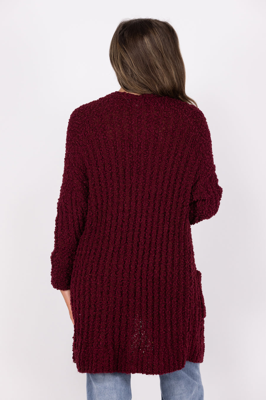 Made For Style Women's Popcorn Knit Open Front Cardigan * Final Sale*