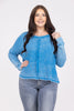 Not Too Fast Women's Washed Waffle Knit Long Sleeve Top *Final Sale*