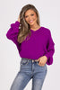 Self Love Women's Slouchy Lightweight Knit Sweater