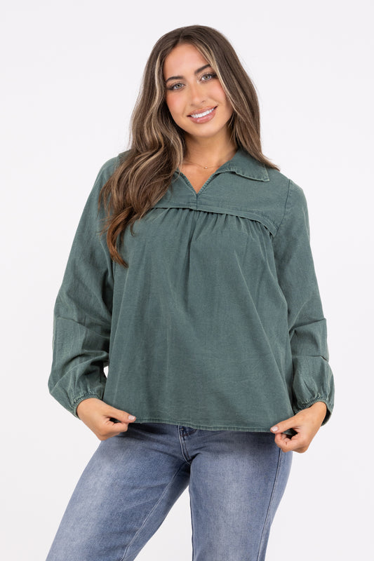 Perfect Pose Women's Baby Doll Knit Top *Final Sale*
