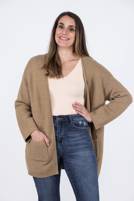 First Things First Women's Relaxed Layering Long Sleeve Cardigan