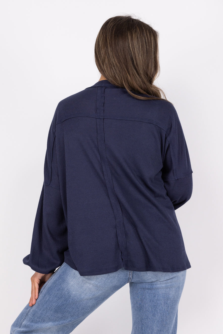 Along For The Ride Women's Oversized Long Sleeve Top * Final Sale*