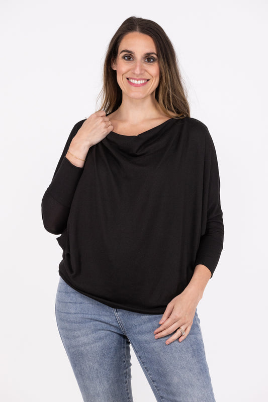 Ride The Line Women's Slouchy Long Sleeve Top