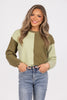 The More the Merrier Women's Two Tone Rounded Neckline Sweater