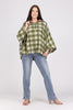 Full Of Hope Women's Plaid Poncho Top *Final Sale*