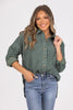 Global Icon Women's Button Front Corduroy Shacket *Final Sale*