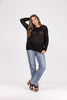 Floating in Empty Space Women's Sheer Diamond Sweater
