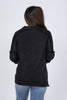 Meeting Halfway Women's Split Neck Collared Long Sleeve Top * Final Sale*