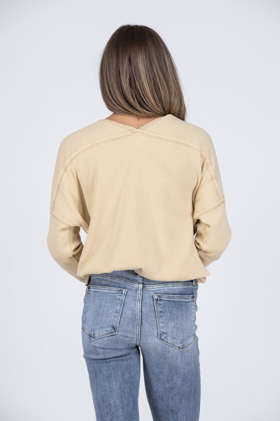 Be More Creative Women's Ribbed Long Sleeve Top * Final Sale*