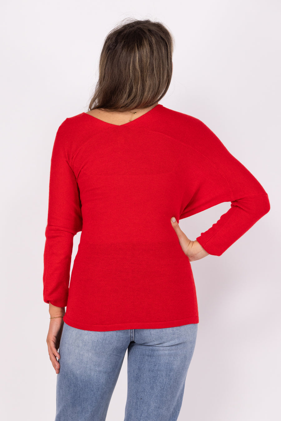 All Warmed Up Women's Cozy V-Neck Long Sleeve Top