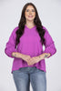 Ruffles My Pleats Women's Long Puff Sleeve Top *Final Sale*