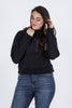 Wholesome Fortune Women's Ribbed Quarter Zip Cropped Hoodie *Final Sale*