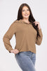 Steady as a Rock Collared Henley Long Sleeve Top