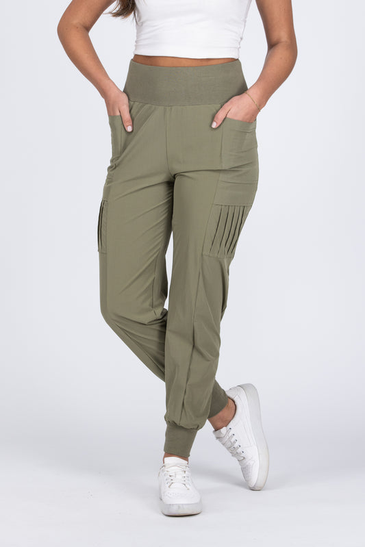 Take The Jump Women's Casual Cargo Joggers