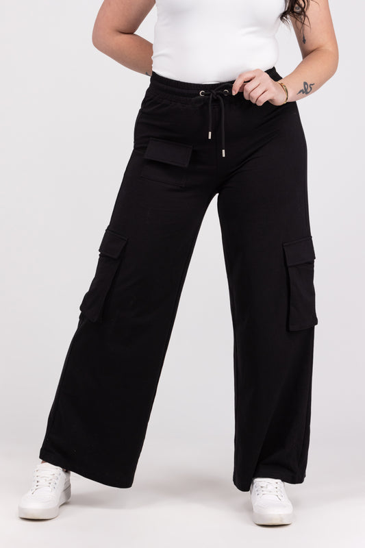 Elevate Casual Women's Cargo Sweatpants