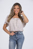 On A Whim Women's Button Down Square Neck Top *Final Sale*