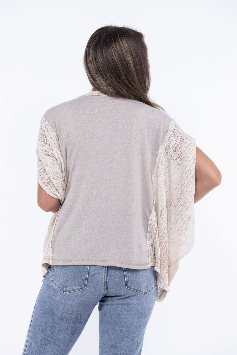 Comfortably Functional Women's Casual Short Sleeve Poncho