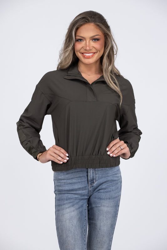 Brave the Storm Women's Funnel Neck 1/2 Zip Jacket