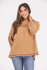 Busy Now Women's Flared Long Sleeve Top