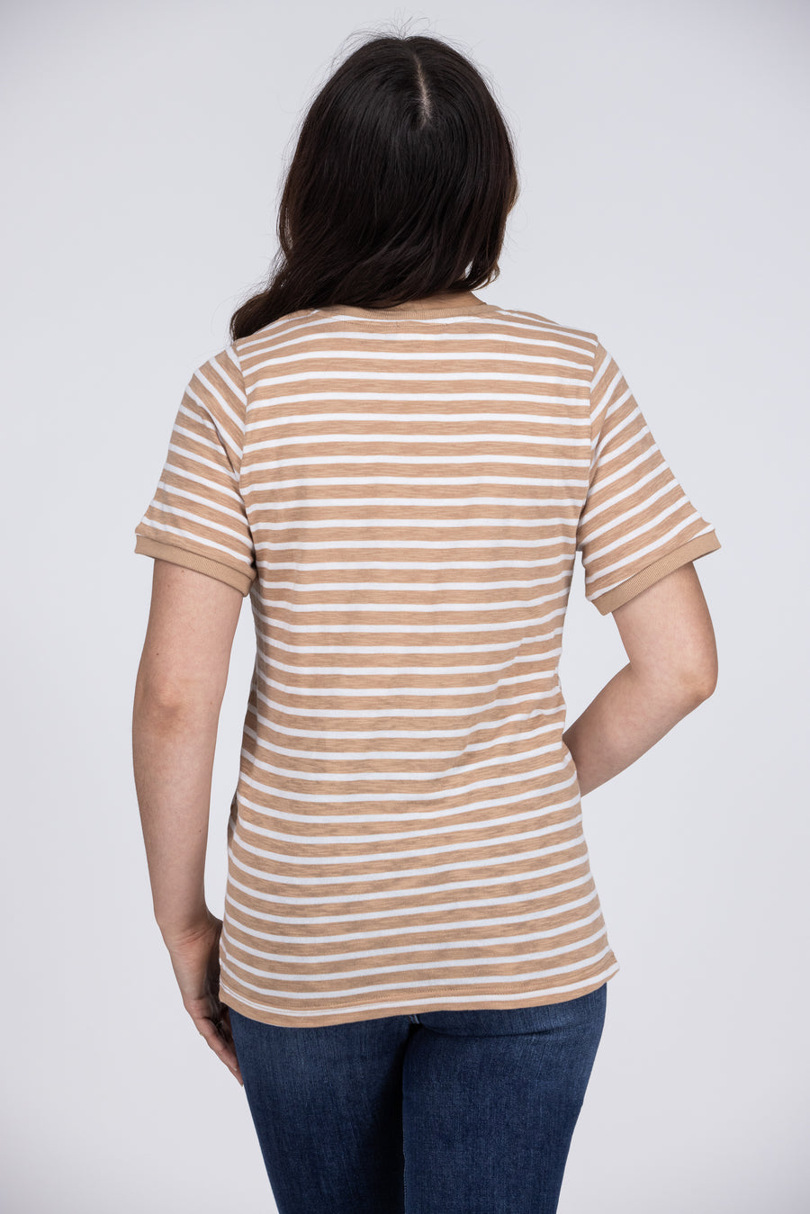 Stripe-sicle Women's Everyday Short Sleeve Top