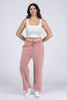 Kickin It Women's Fuzzy Drawstring Waist Lounge Pants *Final Sale*
