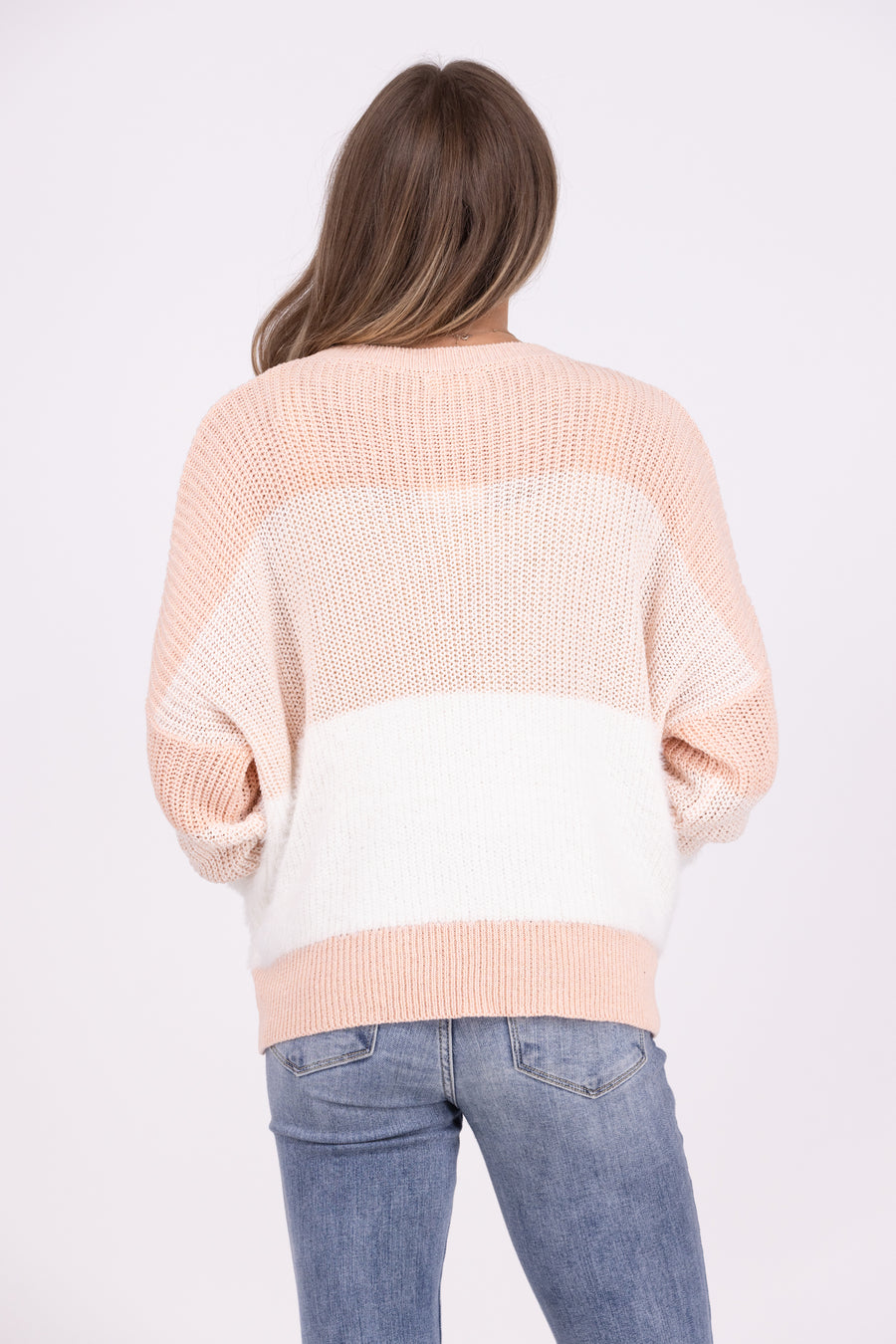 Next On The List Women's Striped Cable Knit Sweater *Final Sale*