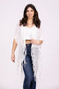 Waiting On This Moment Women's Edgy Short Sleeve Kimono