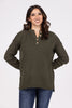 As Days Pass Women's Four Button Collar Sweater