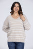 Falling Hard Women's Stripe Sweater