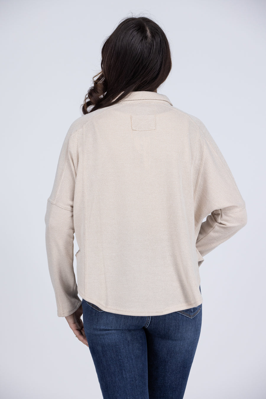 Casual Friday Women's Textured Long Sleeve Top * Final Sale*