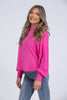Roll Out of Bed and Go Women's High Neck Ribbed Long Sleeve Top