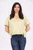 Sweet Nothings Women's Ribbed Short Sleeve Lounge Top