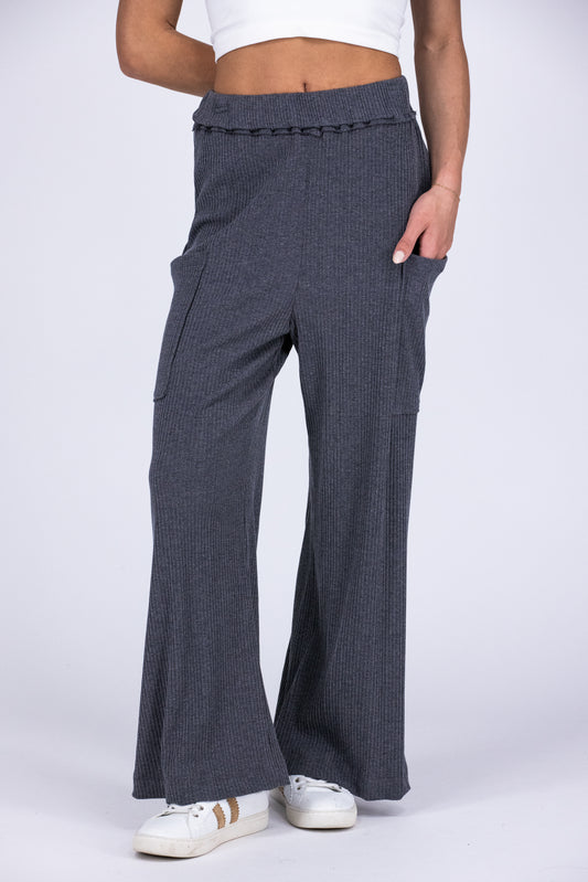 Chilling and Vibing Women's Ribbed Pants