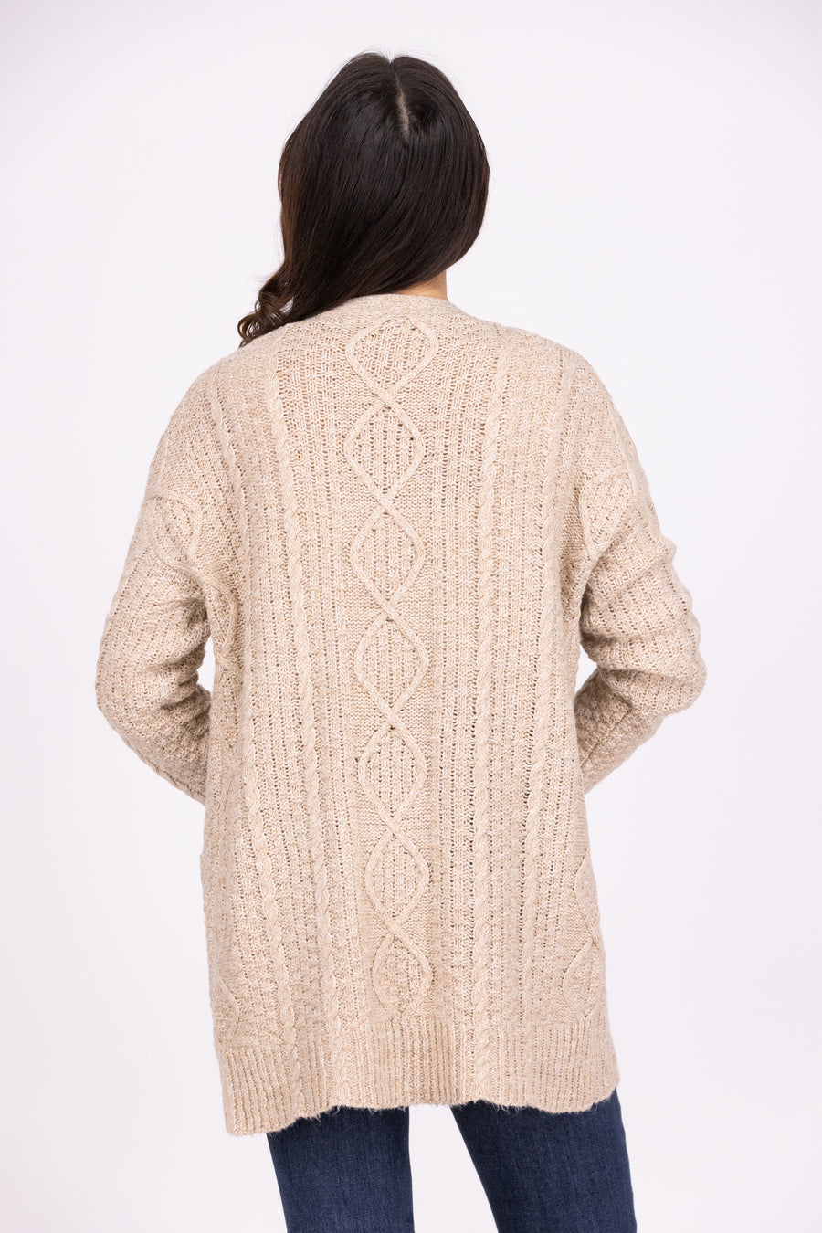 Northern Chill Women's Relaxed Everyday Cable Knit Cardigan