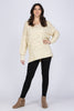 Beauty Within Women's Openwork Pattern Sweater