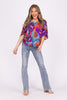 Wild Garden Women's Flowy Short Sleeve Top * Final Sale*