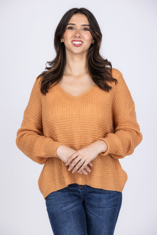 Unexpected Twist Women's Edgy Knit Sweater * Final Sale*