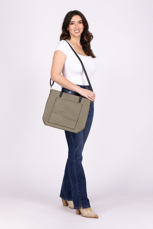 Shirley Vegan Leather Tote