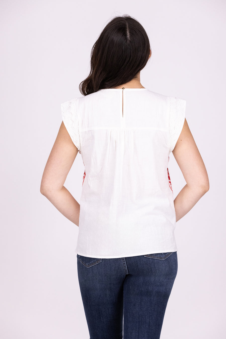 Love In Bloom Women's Floral Embroidered Top *Final Sale*