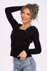 High Ambitions Women's Ruffle Long Sleeve Top