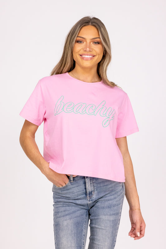 Beachy Women's Bright Graphic Crop Top *Final Sale*