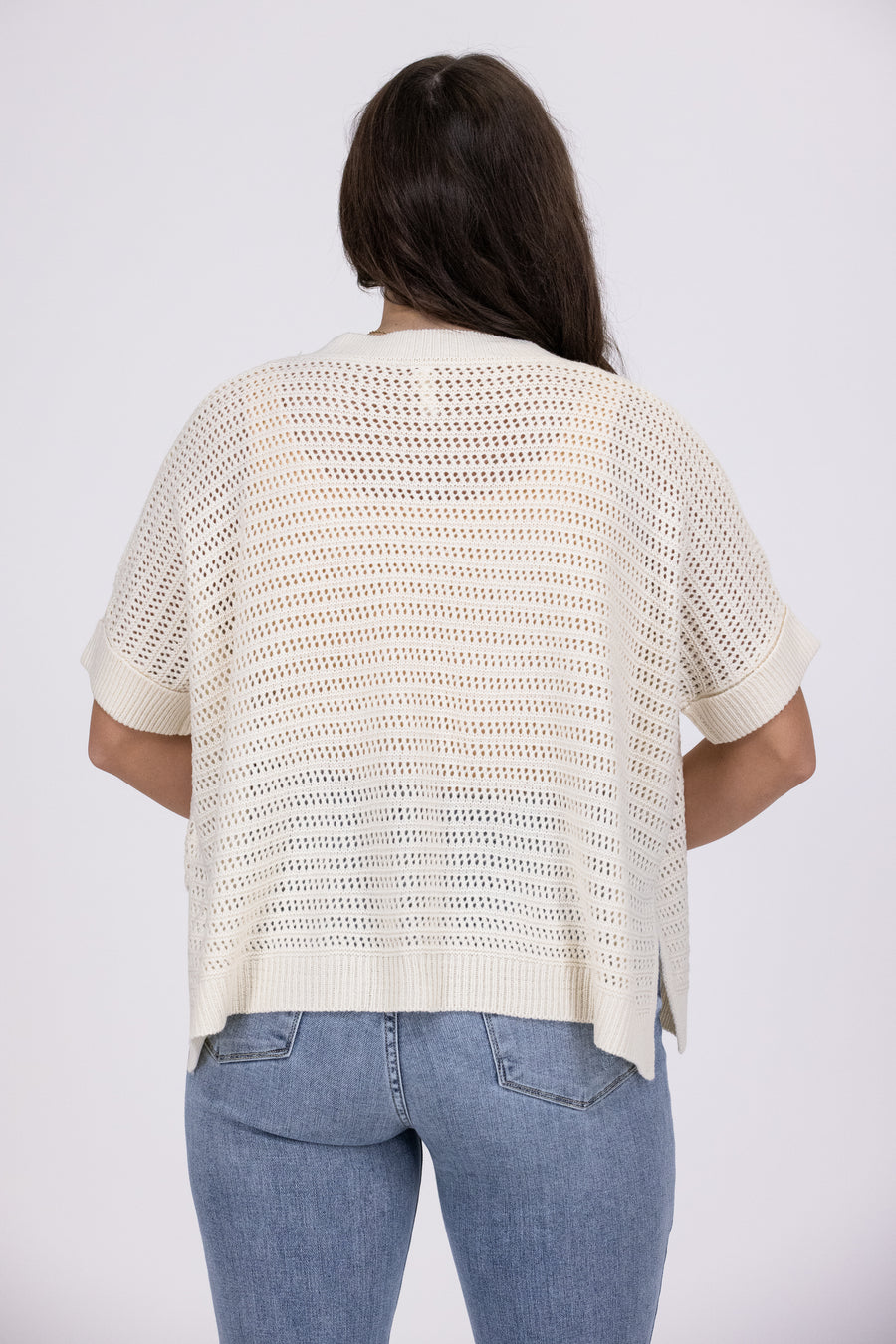 Hard To Leave Women's Short Sleeve Sweater