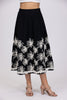Love In Bloom Women's Floral Embroidered Midi Skirt
