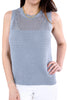 Women's Pointelle Sleeveless Sweater Tank Top *Final Sale*