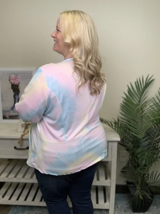 Llama Mmama Women's Lightweight Tie Dye Jacket * Final Sale*