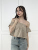 My Own Way Women's Textured Off The Shoulder Top *Final Sale*