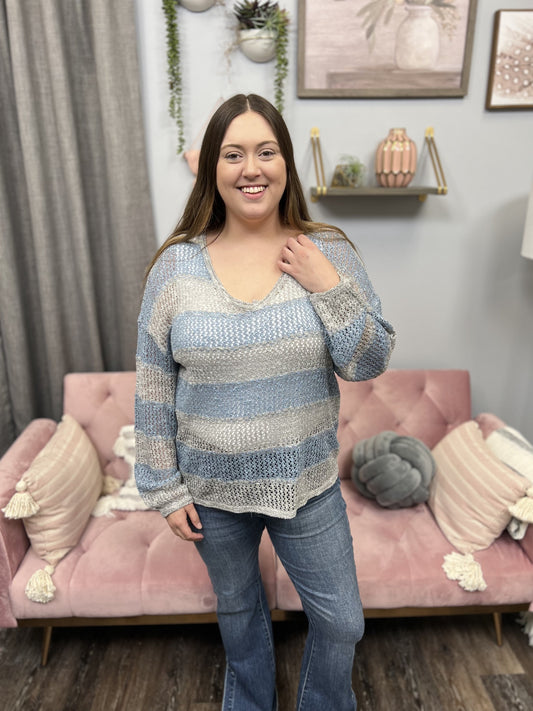 Said It All Women's Lightweight Sheer Layering Sweater *Final Sale*