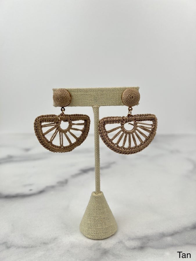 Genevieve Dangle Crochet Earrings