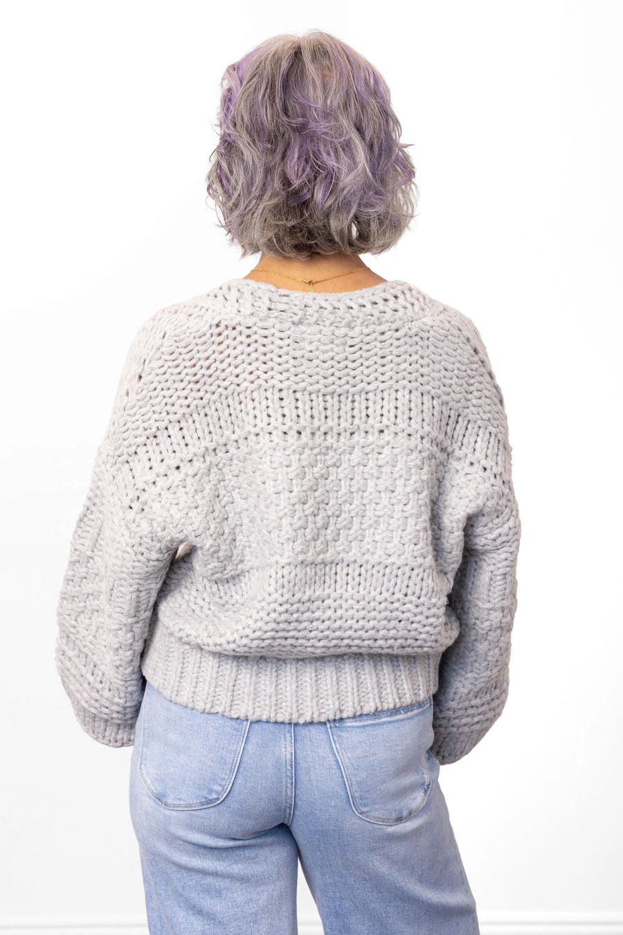 ALB Custom Women's Oversized Chunky Knit Sweater